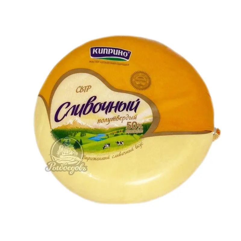 Сыр сливочный полутвёрдый Киприно