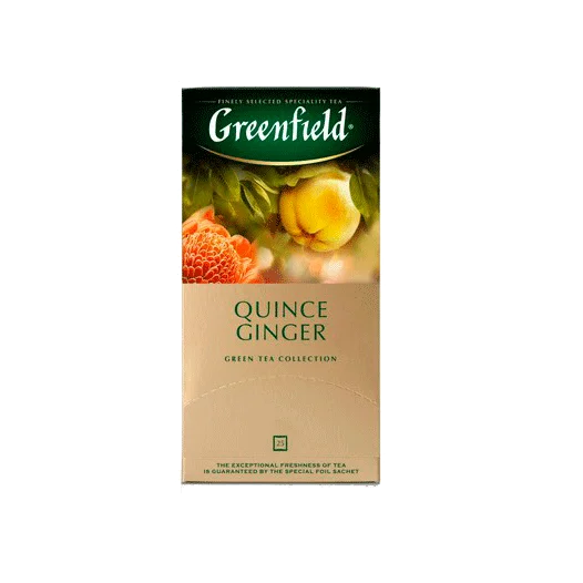 Чай зелёный "Greenfield айва-имбирь" 25пак