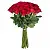 Красная роза, живая 80см Эквадор PREMIUM