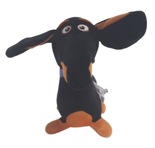 Такса плюшевая