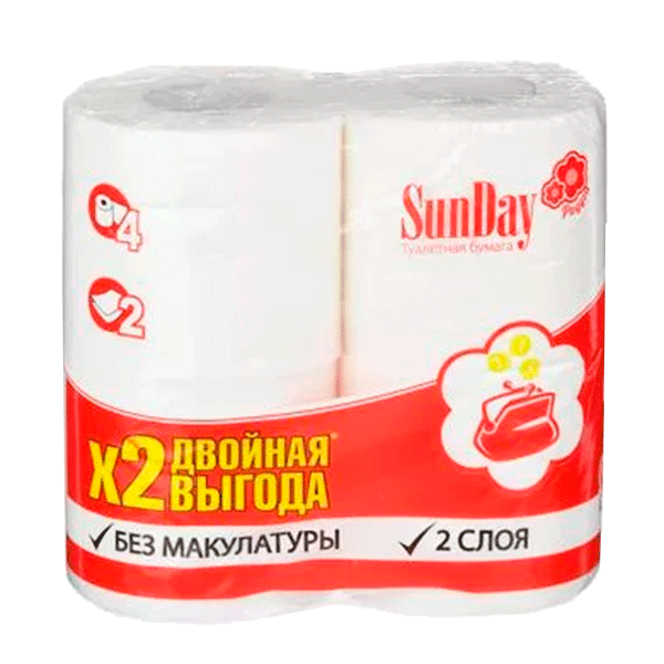 Туалетная бумага Sunday
