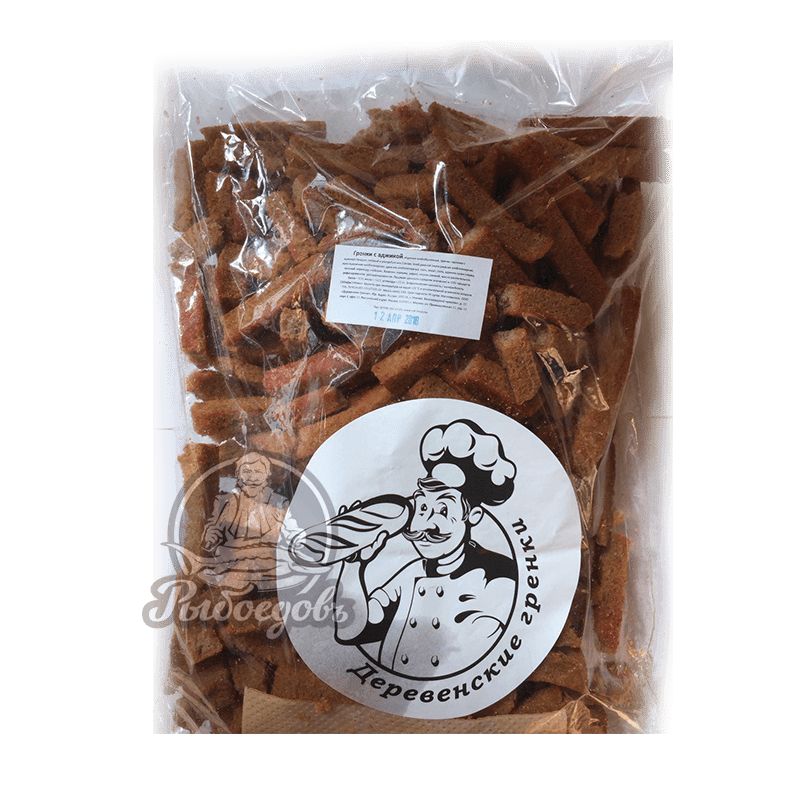 Гренки с Аджикой