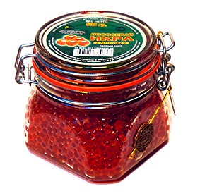 Красная икра кеты 0,5кг Стекло