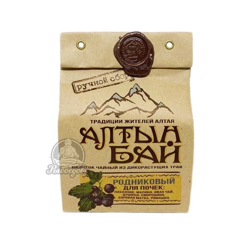 Напиток чайный из дикорастущих трав Родниковый для почек Алтын Бай 100гр