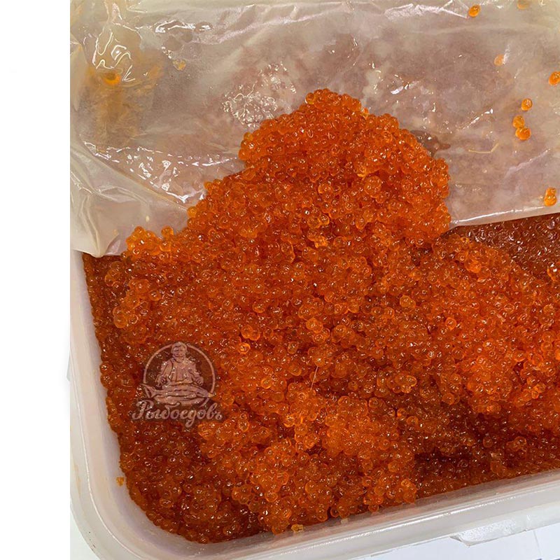 Красная икра горбуши слабосоленая  кубконтейнер 25 кг