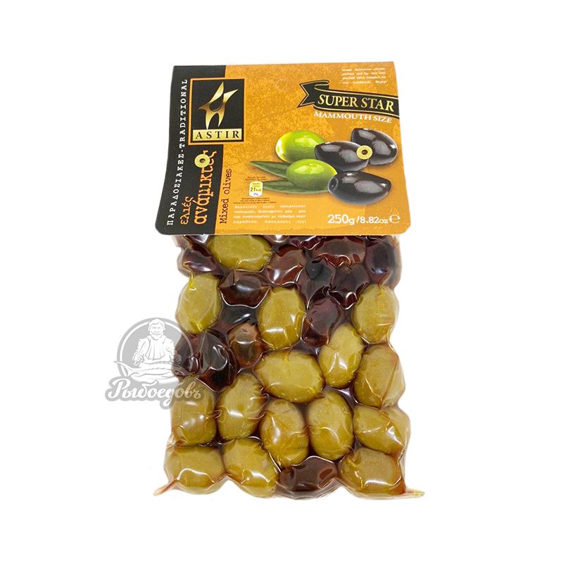 Ассорти оливок Традиционное SUPER STAR 250гр