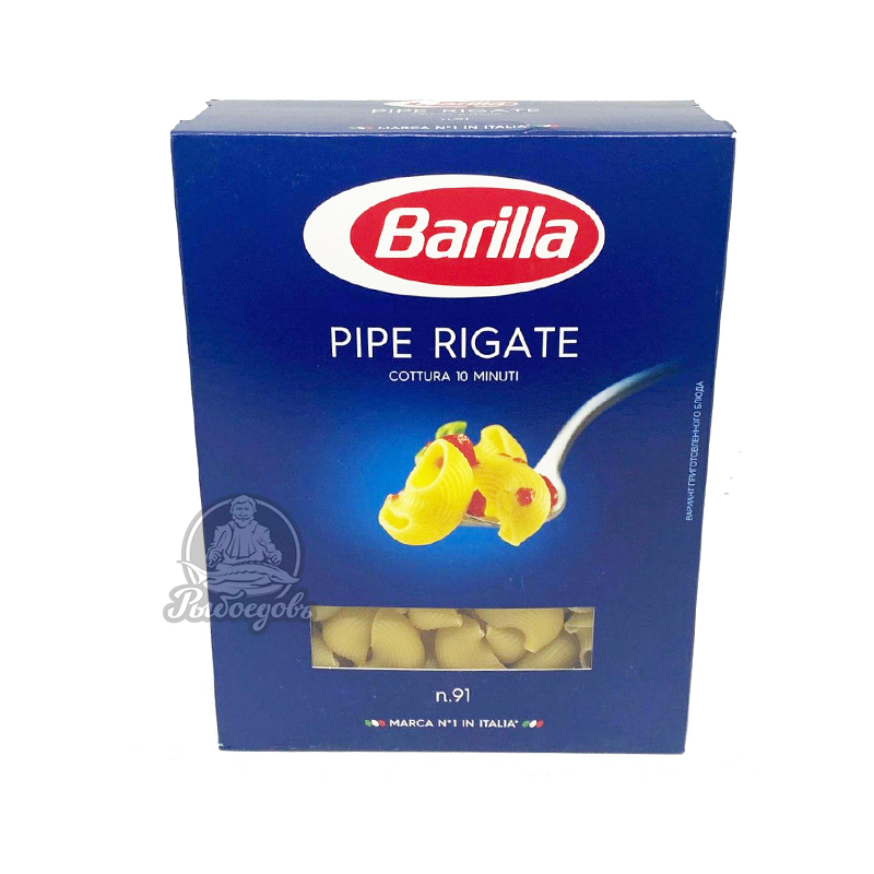 Пипе Ригате макаронные изделия из твёрдых сортов пшеницы Баррила 450гр