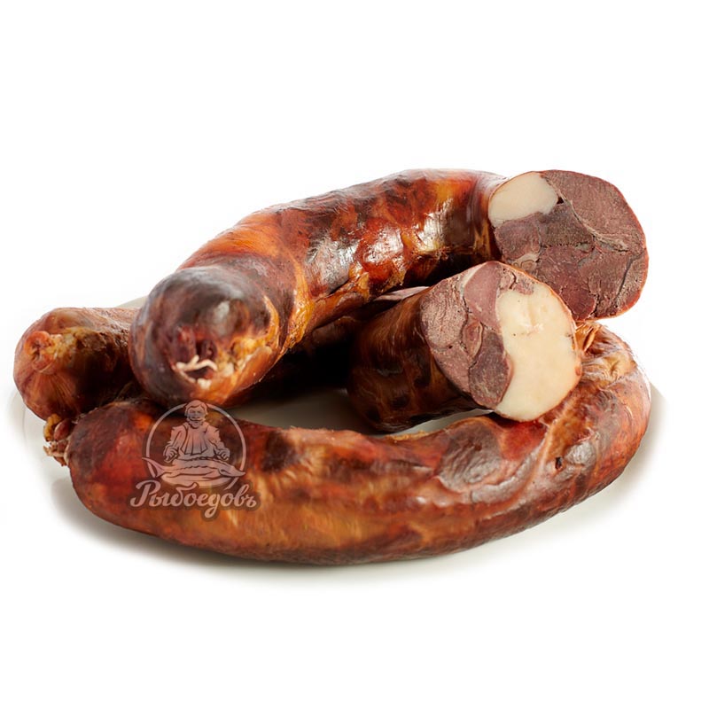 Казы из конины варёная из Казахстана (Деликатес)