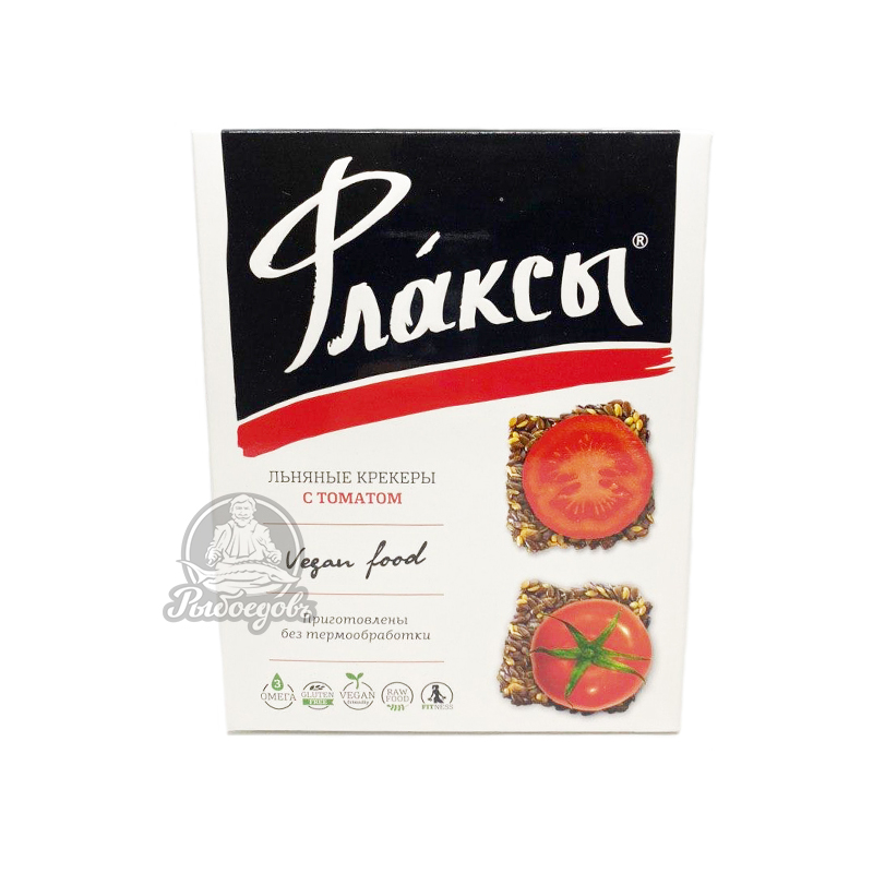 Флаксы льняные крекеры с томатом 120гр