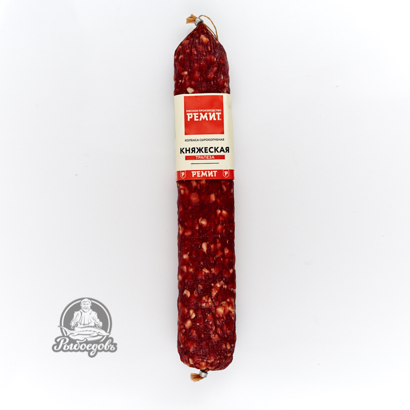 Княжеская сырокопченая с крупным жиром