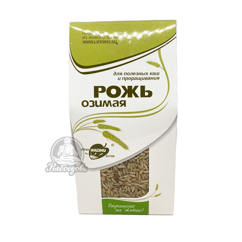 Рожь озимая Продукты из живого зерна 500гр