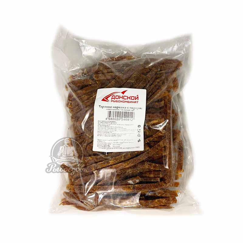 Таранка нарезка с перцем вяленая 1кг