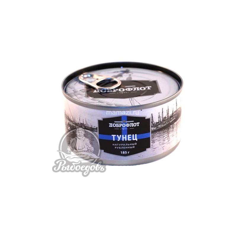 Тунец ж/б Рубленный натуральный ЛВК (185гр.)