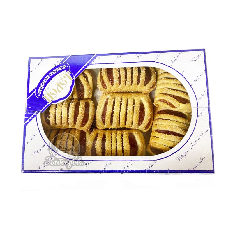 Штрудильки с малиной Кондитерское предприятие Полёт слоёный десерт 500гр