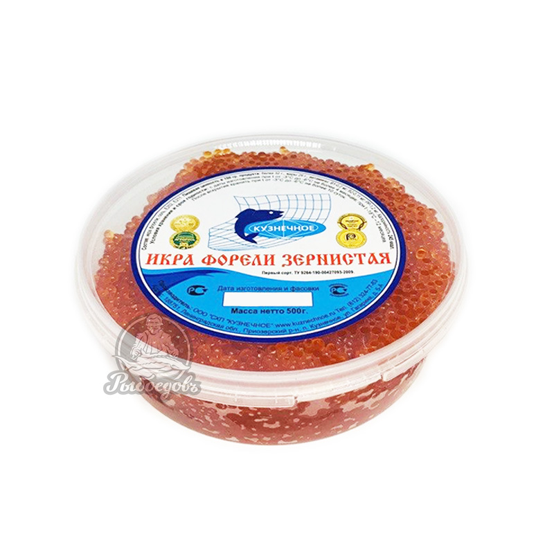 Икра форели зернистая слабосоленая Premium 500г