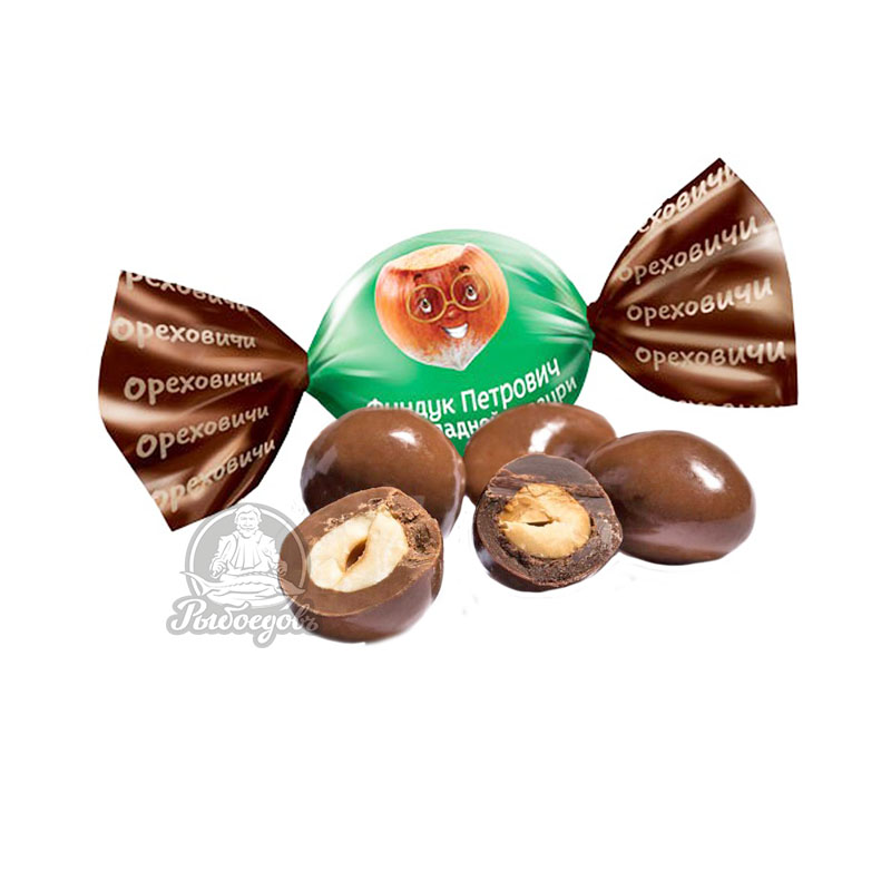 Фундук в молочной шоколадной глазури (Петрович)