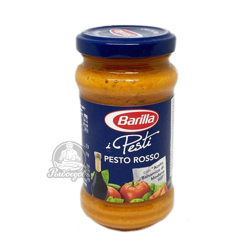 Соус на основе растительных масел песто россо с Томатами и Базиликом Barilla 190гр