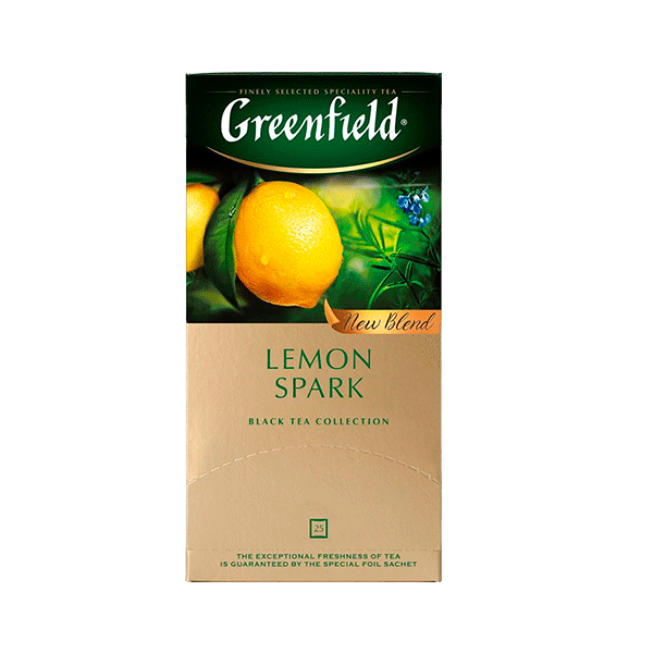 Чай "Greenfield чёрный с лимоном" 25пак