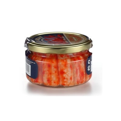 Мясо краба в банке 200мл (в стеклянной банке)