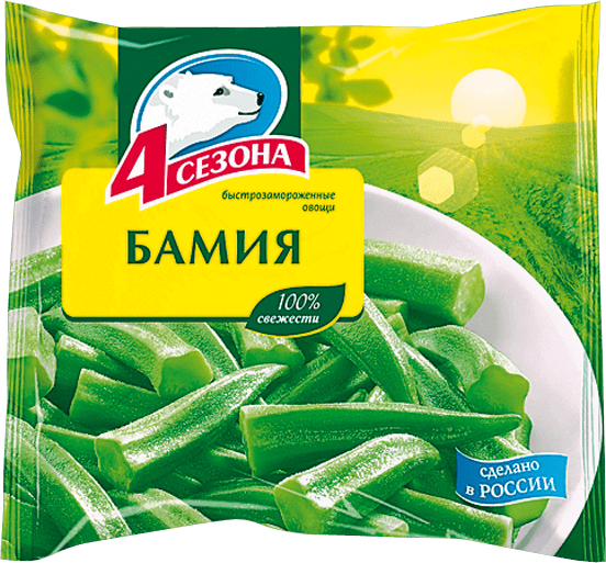 Бамия замороженная 400г