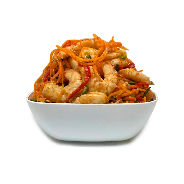 Салат Креветка с овощами