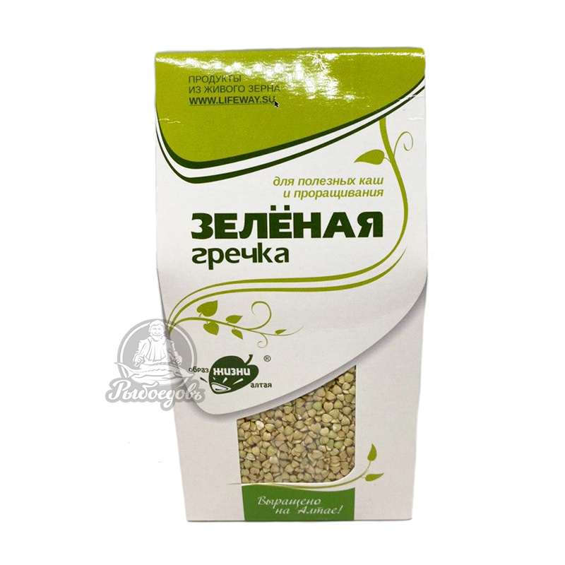 Гречка зелёная Продукты из живого зерна 500гр