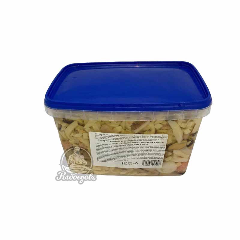 Кальмар тихоокеанский кусочки в масле 1,5кг