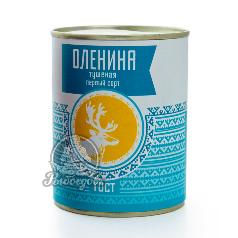 Оленина тушеная ГОСТ 338г