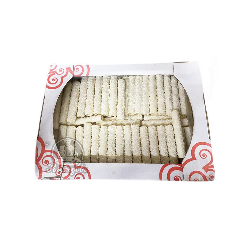 Вафельные трубочки с молочной начинкой в глазури с кокосом Знак Вкуса 2,8кг