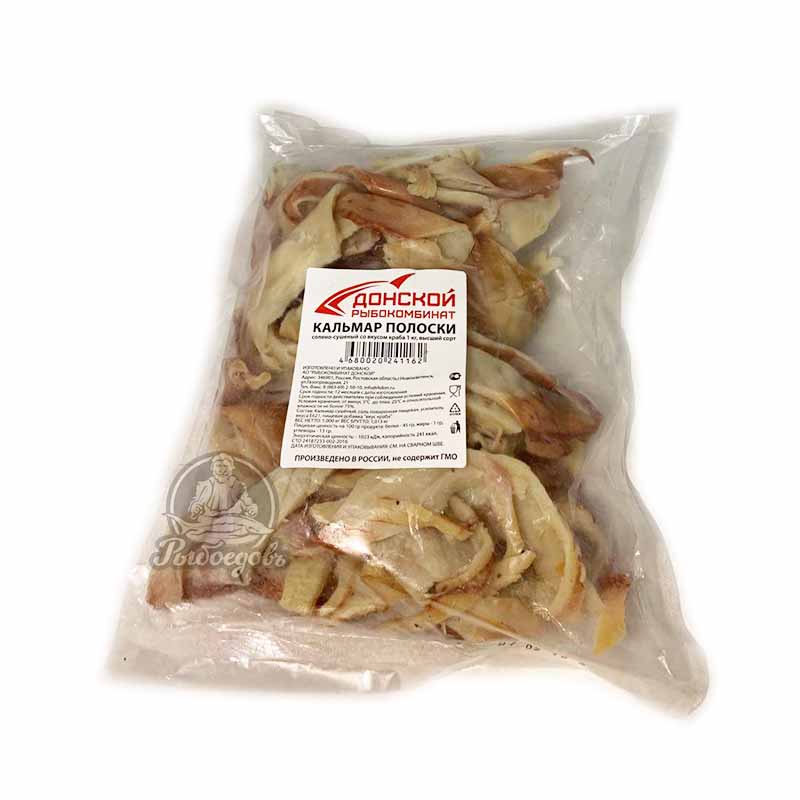 Кальмар вяленый полоски 1кг