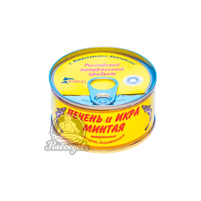 Печень и икра минтая ж/б (120гр.)