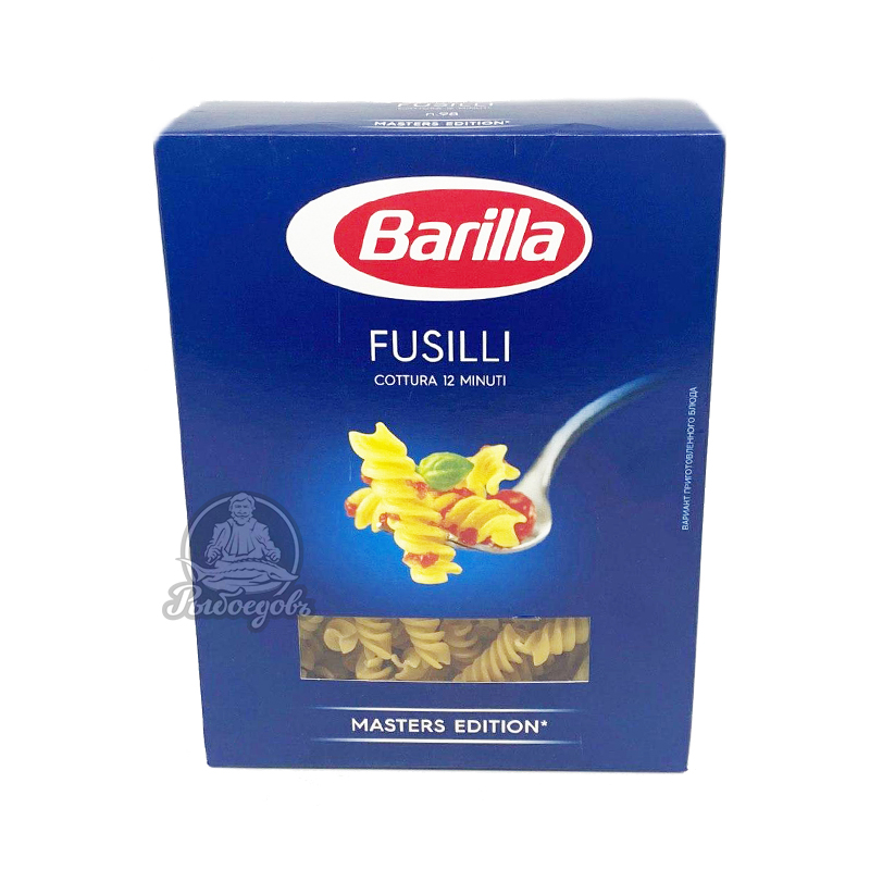 Фузилли макаронные изделия из твёрдых сортов пшеницы Баррила 450гр