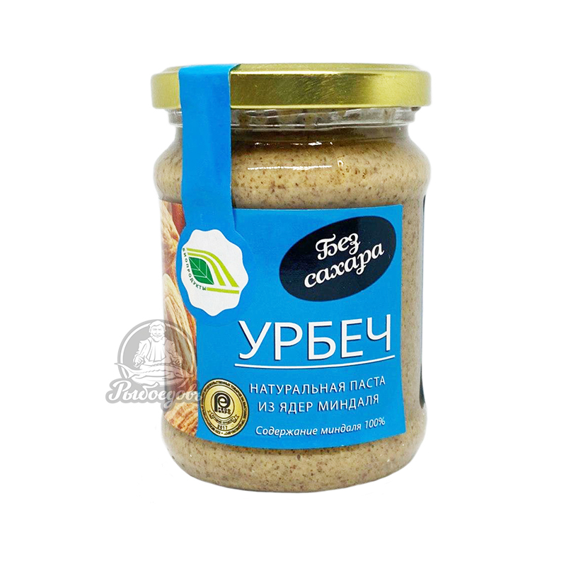 Урбеч натуральная паста из ядер сладкого миндаля 280гр