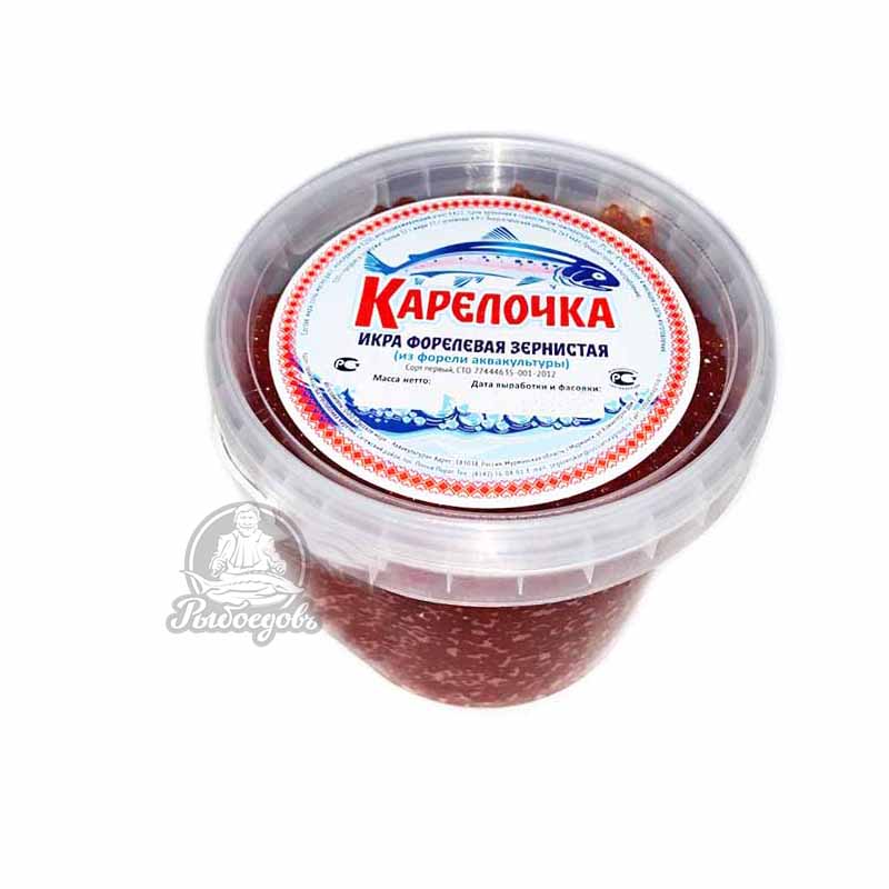 Красная икра форели Карелочка 1кг