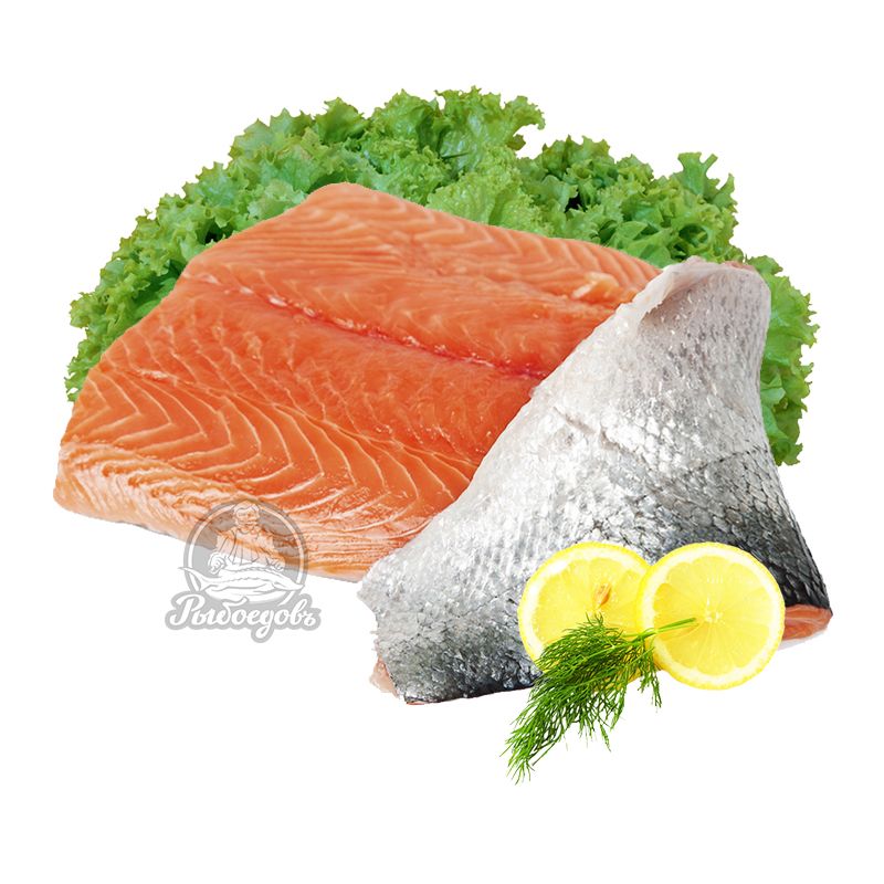 Чавыча, филе на коже, 1.5-2 кг