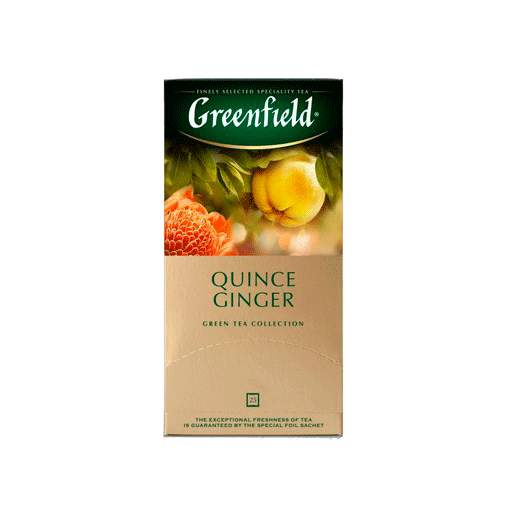 Чай зелёный "Greenfield айва-имбирь" 25пак