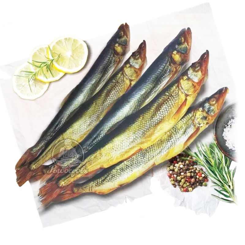 Корюшка холодного копчения 25 см дальневосточная (деликатес)