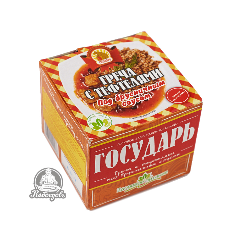 Гречка с тефтелями вес 250 грамм