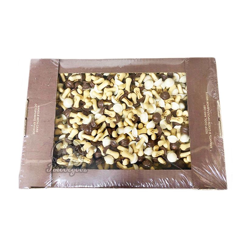 Печенье декорированное кондитерской глазурью чеховские грибочки ассорти Чеховская Коллекция 3кг