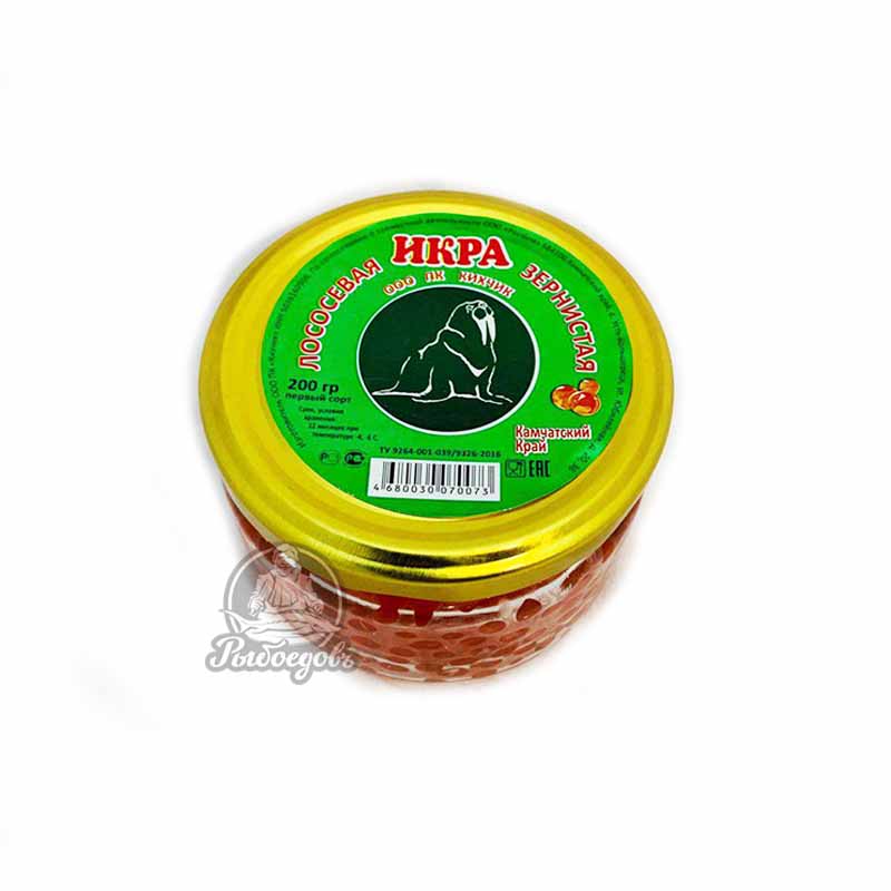 Икра кеты  в банке 200гр