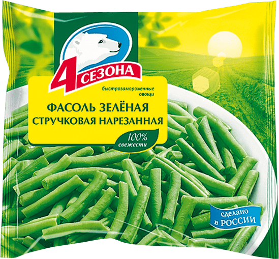 Фасоль зеленая стручковая нарезанная