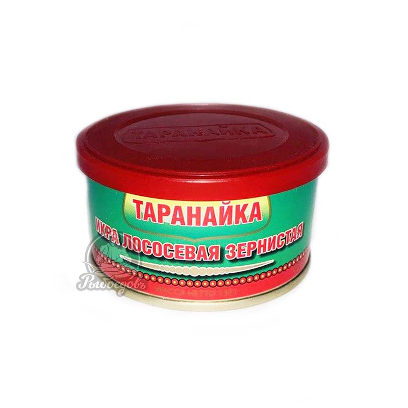 Икра лососевых (горбуша) зернистая Таранайка 130г