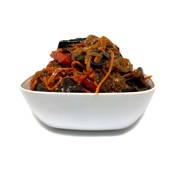 Салат Баклажаны в кисло-сладком соусе