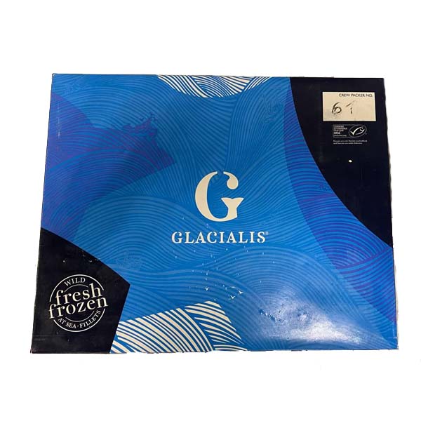 Филе трески Glacialis 9кг (судовая заморозка)