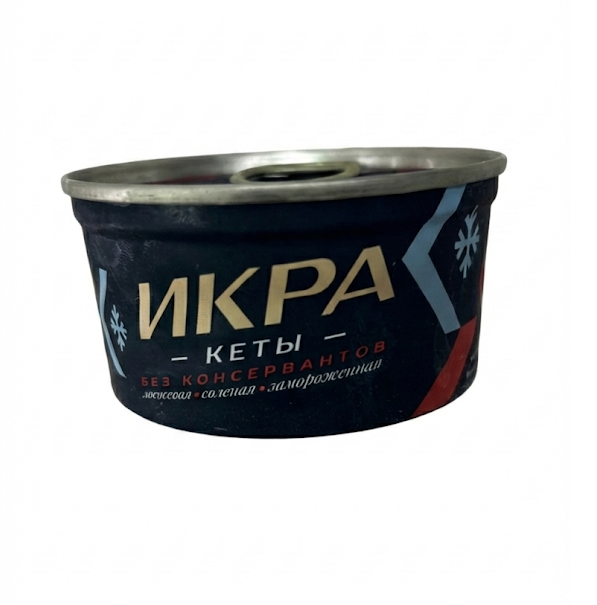 Икра кеты замороженная 125гр Укинский лиман