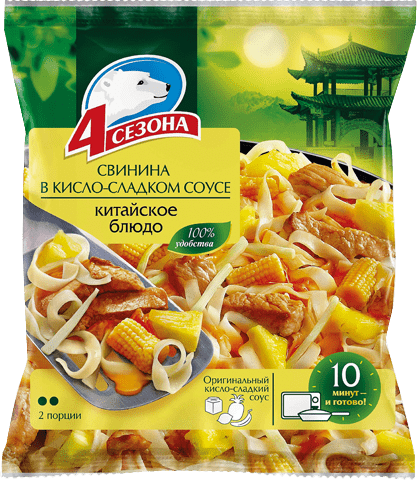 Свинина в кисло-сладком соусе (Китайское блюдо)