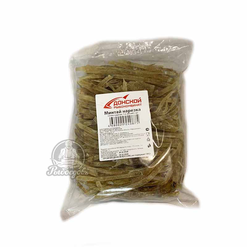 Минтай сушеный нарезка 1кг