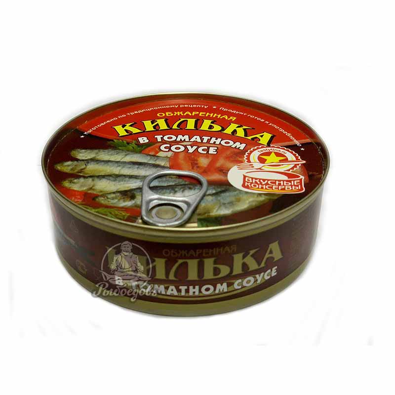 Килька в томатном соусе «за родину» с ключом вес 240гр.