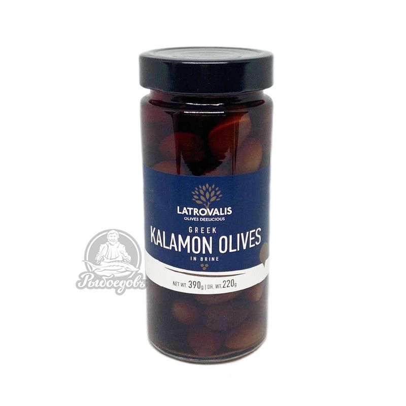 Оливки Каламон в рассоле KALAMON OLIVES 390гр