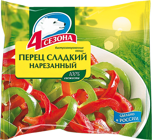 Перец сладкий нарезанный